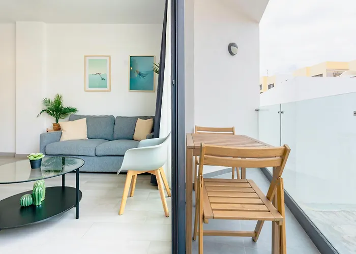 شقة Salty Loft En El Centro De Corralejo, Terraza Privada, Cocina Completa Y Wifi *
