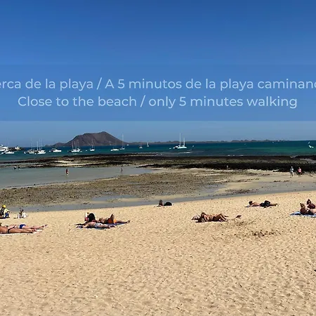 아파트 Salty Loft En El Centro De Corralejo, Terraza Privada, Cocina Completa Y Wifi